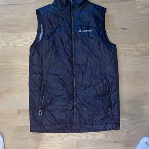 Black Columbia Omni Heat vest.